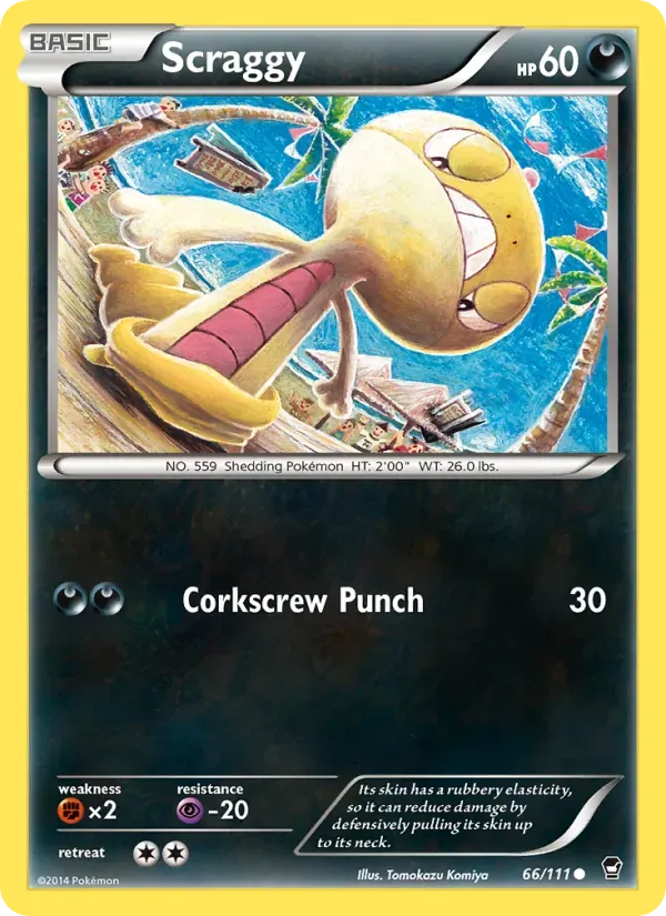 Scraggy 66/111 Punhos Furiosos
