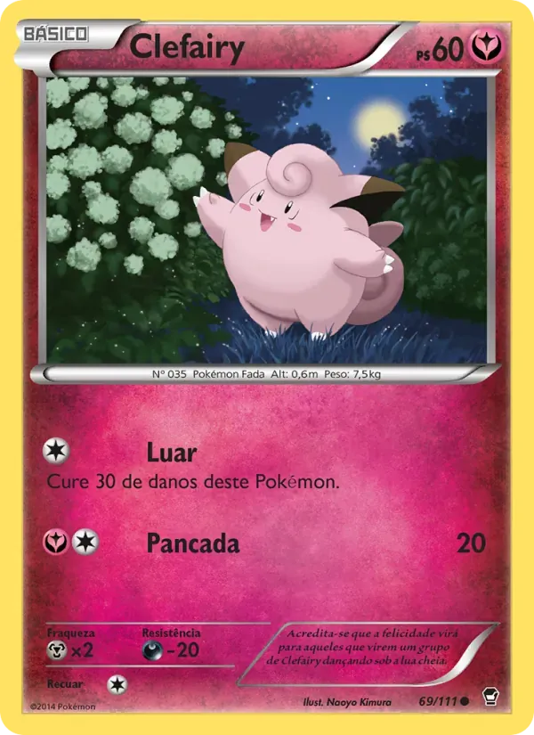 Clefairy 69/111 Punhos Furiosos
