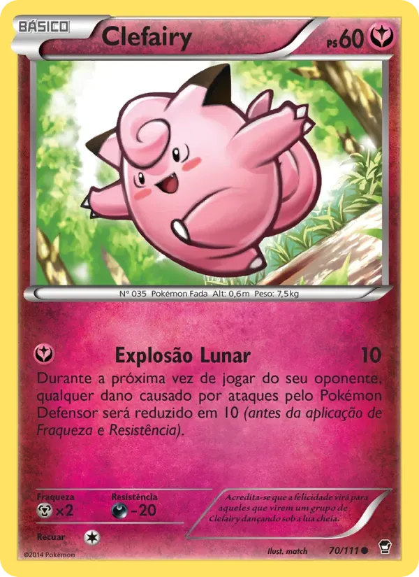 Clefairy 70/111 Punhos Furiosos
