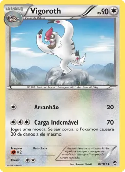 Vigoroth 82 Punhos Furiosos