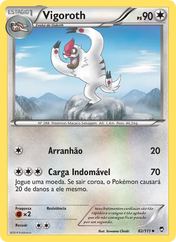 Vigoroth 82/111 Punhos Furiosos
