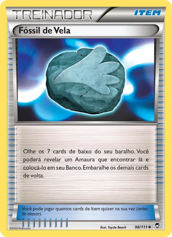 Fóssil de Vela 98/111 Punhos Furiosos