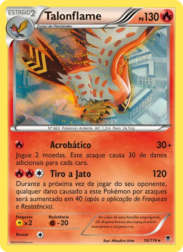 Talonflame 10/119 Força Fantasma