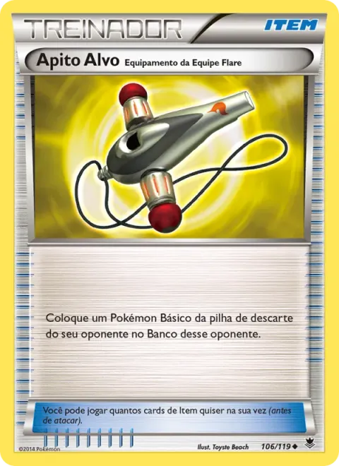 Apito Alvo – Equipamento da Equipe Flare 106/119
