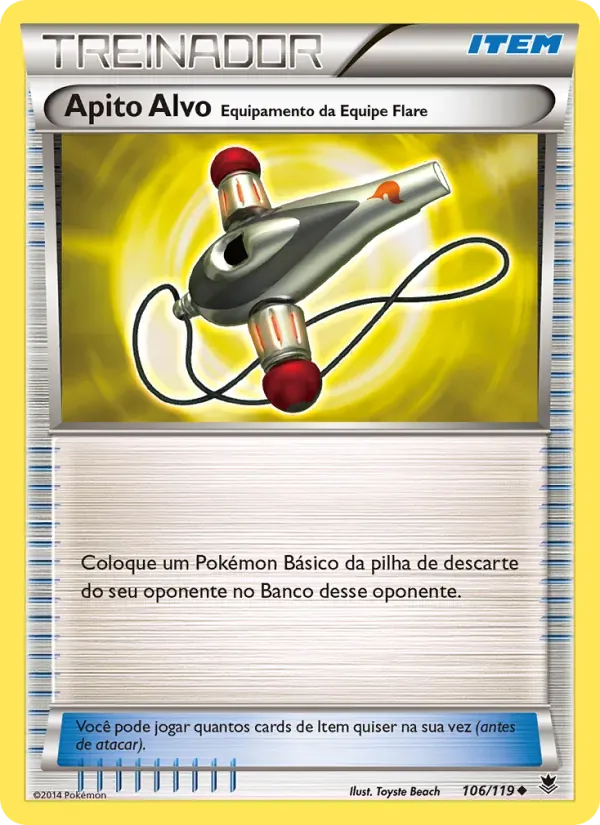 Apito Alvo – Equipamento da Equipe Flare 106/119 Força Fantasma