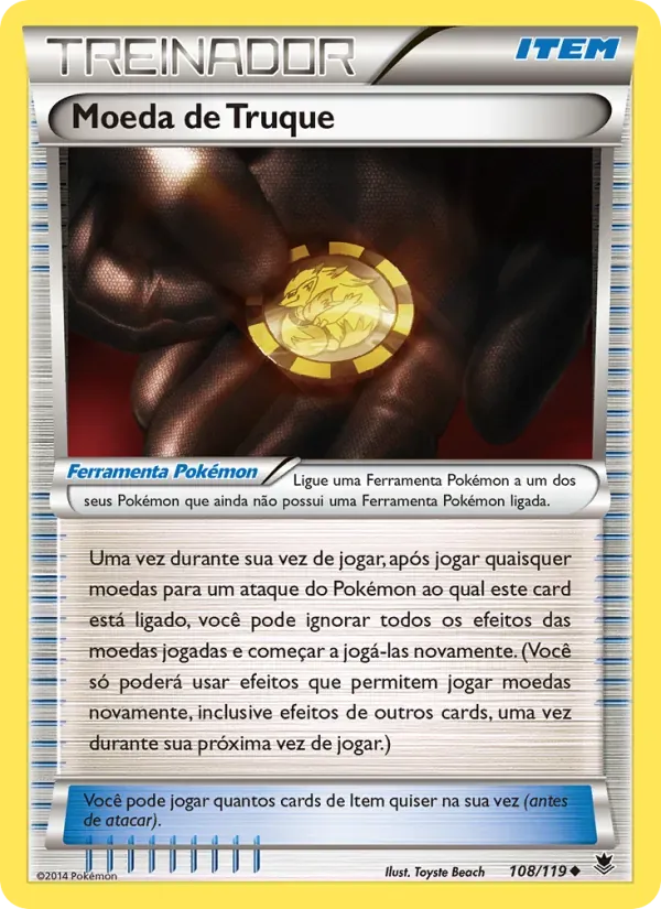 Moeda de Truque 108/119 Força Fantasma