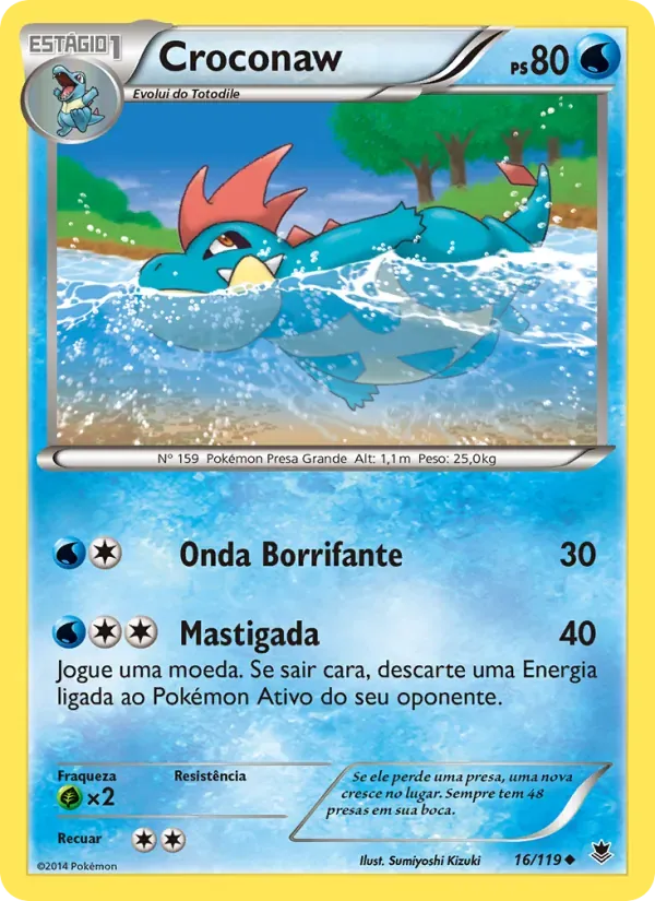 Croconaw 16/119 Força Fantasma