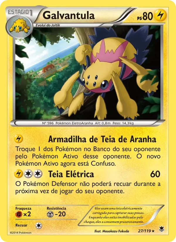 Galvantula 27/119 Força Fantasma