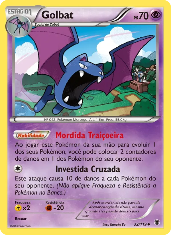 Golbat 32/119 Força Fantasma