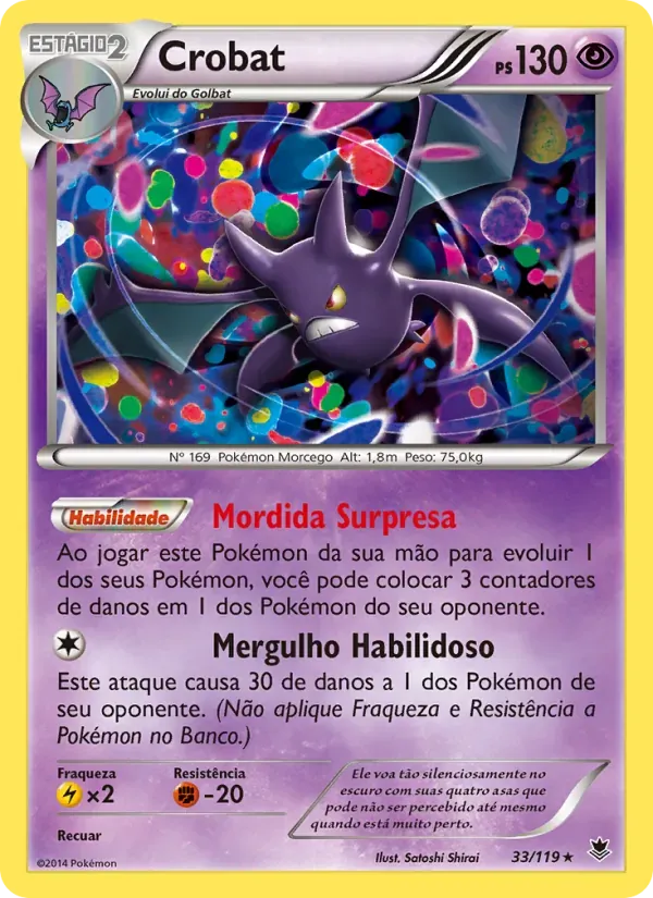 Crobat 33/119 Força Fantasma