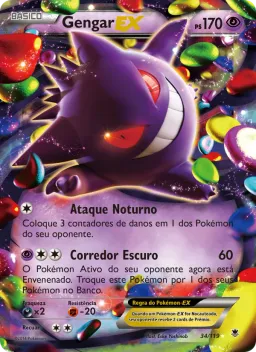 Gengar EX 34 Força Fantasma