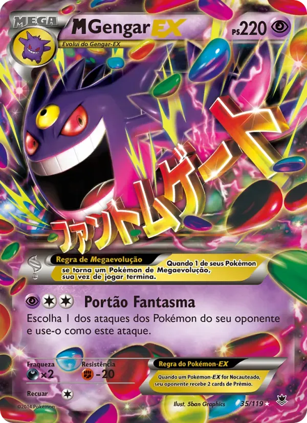M-Gengar EX 35/119 Força Fantasma
