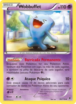 Wobbuffet 36 Força Fantasma