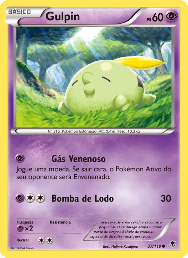 Gulpin 37/119 Força Fantasma