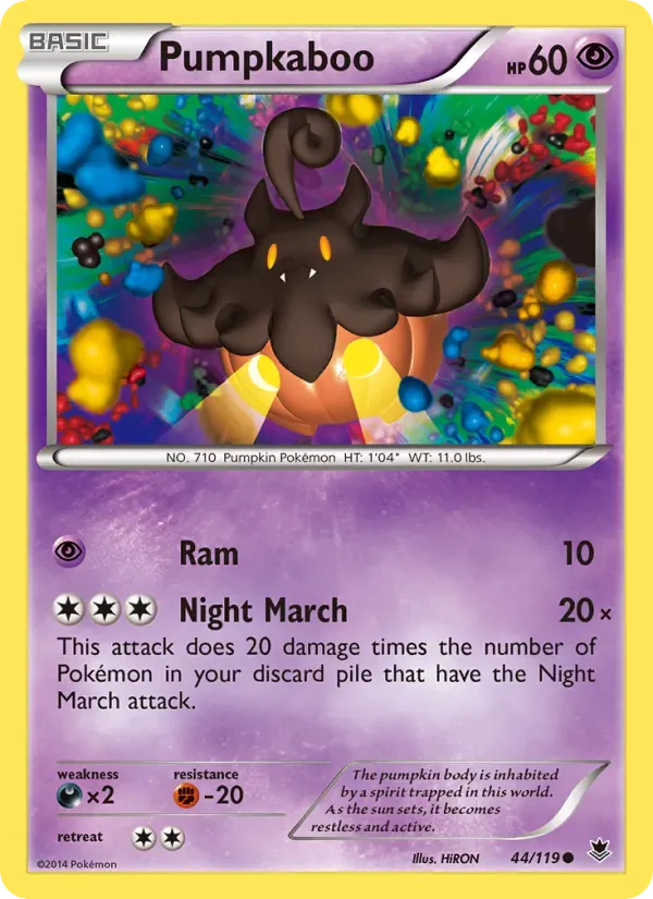 Pumpkaboo 44/119 Força Fantasma