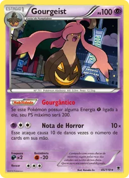 Gourgeist 45 Força Fantasma