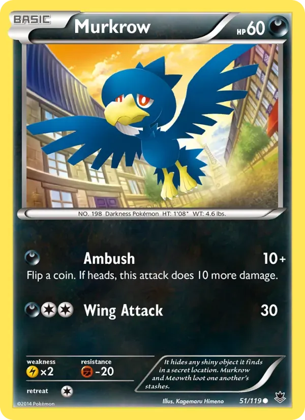 Murkrow 51/119 Força Fantasma