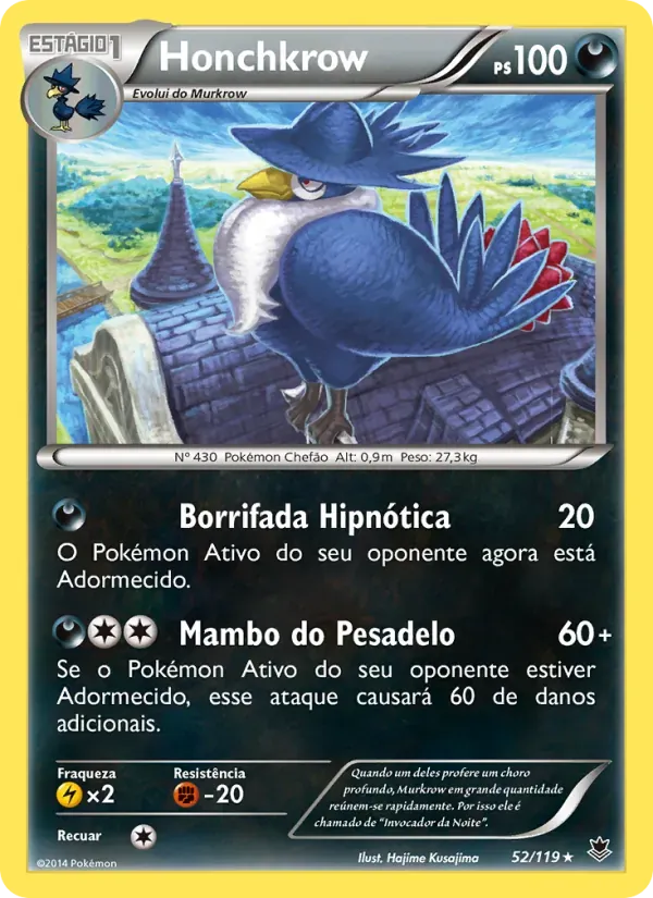 Honchkrow 52/119 Força Fantasma