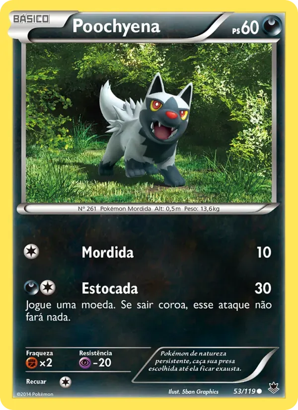 Poochyena 53/119 Força Fantasma