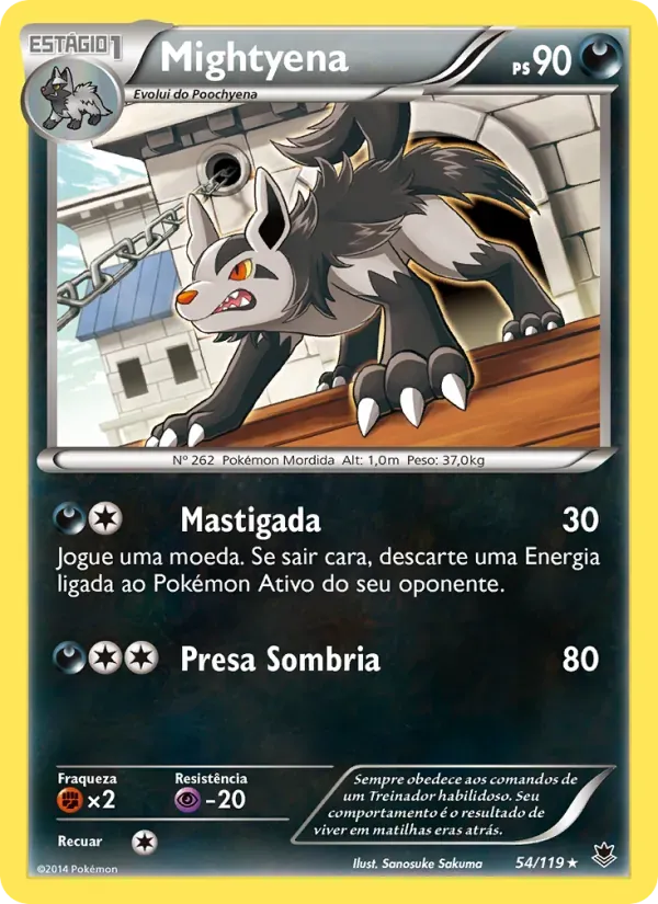 Mightyena 54/119 Força Fantasma