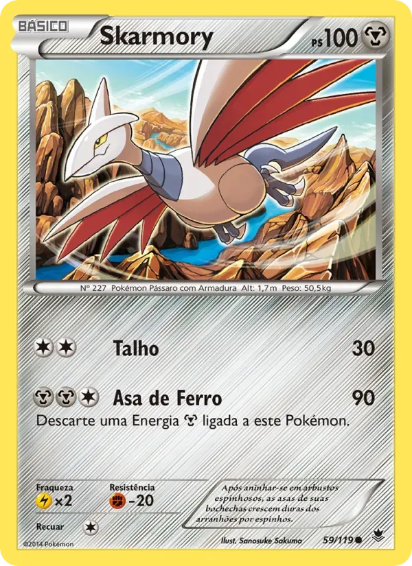 Skarmory 59/119 Força Fantasma