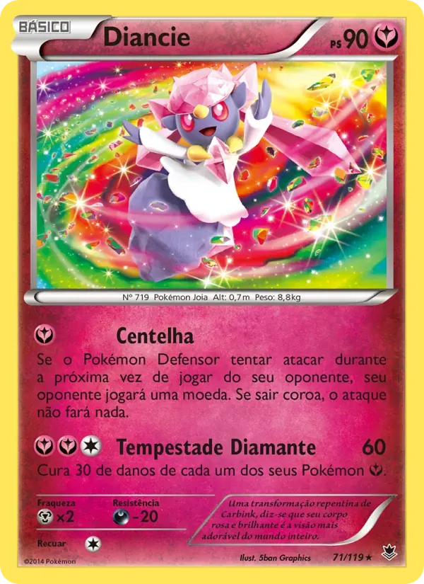 Diancie 71/119 Força Fantasma
