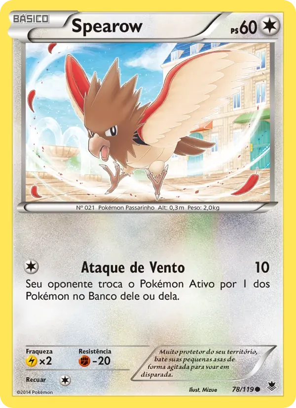 Spearow 78/119 Força Fantasma
