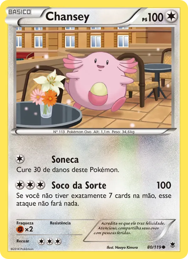 Chansey 80/119 Força Fantasma
