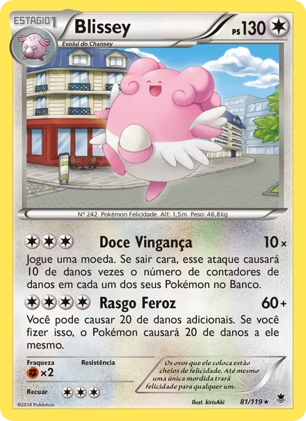 Blissey 81/119 Força Fantasma