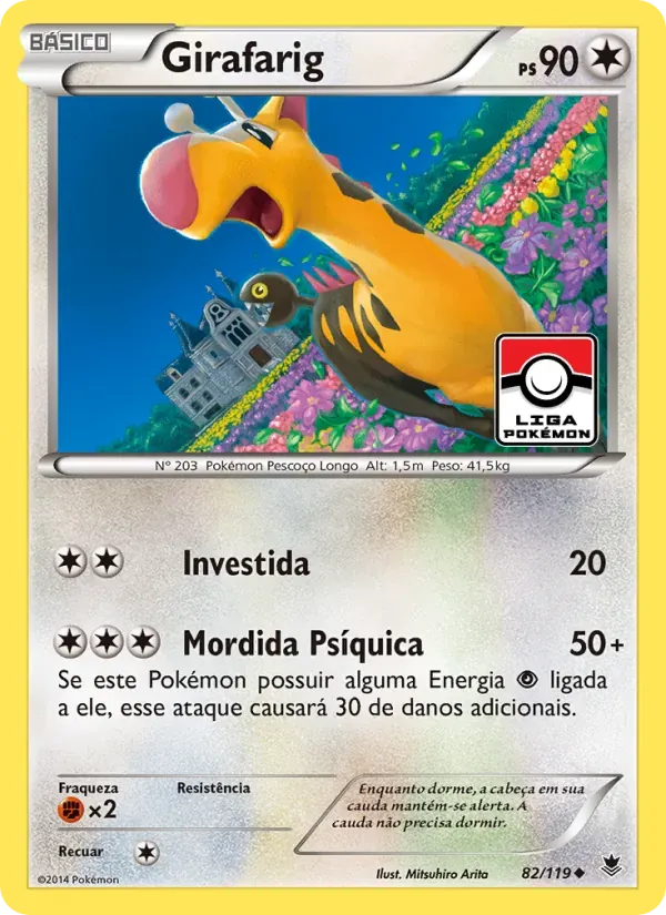 Girafarig 82/119 Força Fantasma