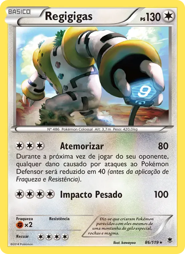 Regigigas 86/119 Força Fantasma