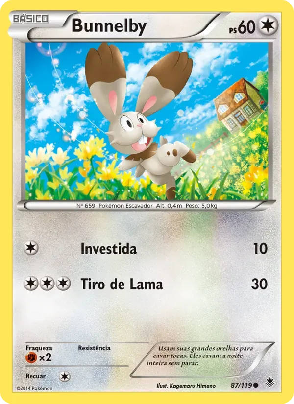 Bunnelby 87/119 Força Fantasma
