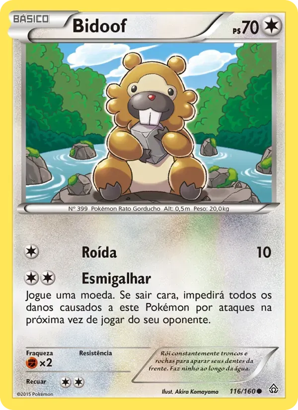 Bidoof 116/160 Conflito Primitivo
