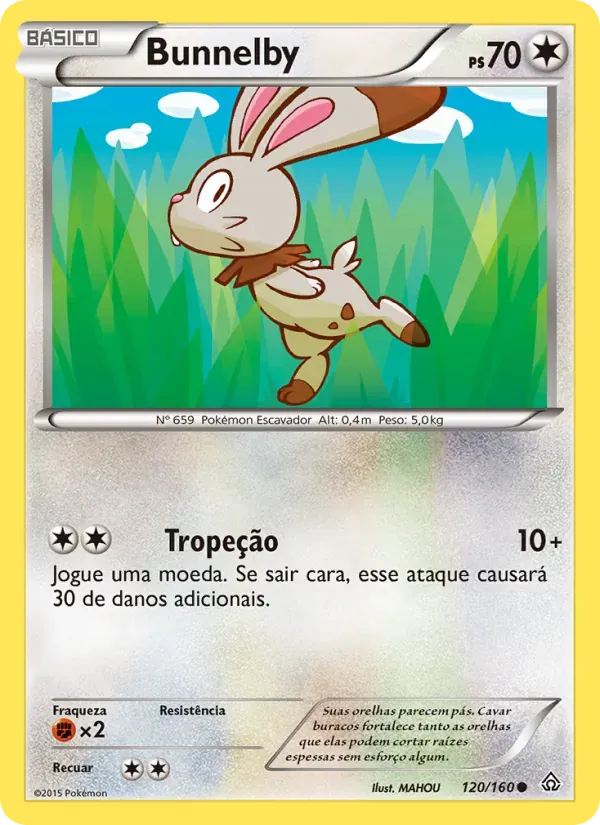 Bunnelby 120/160 Conflito Primitivo