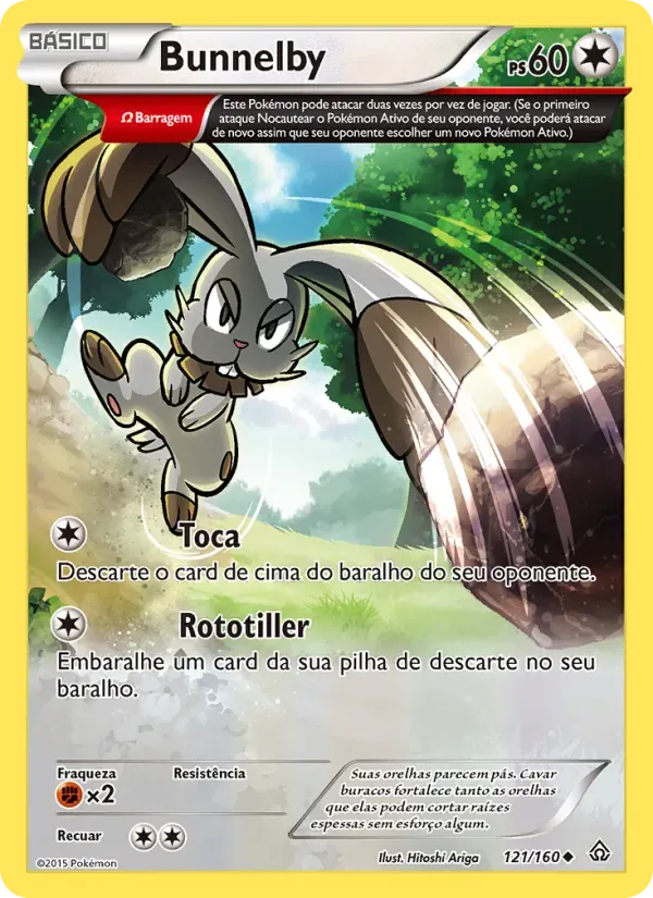 Bunnelby 121/160 Conflito Primitivo