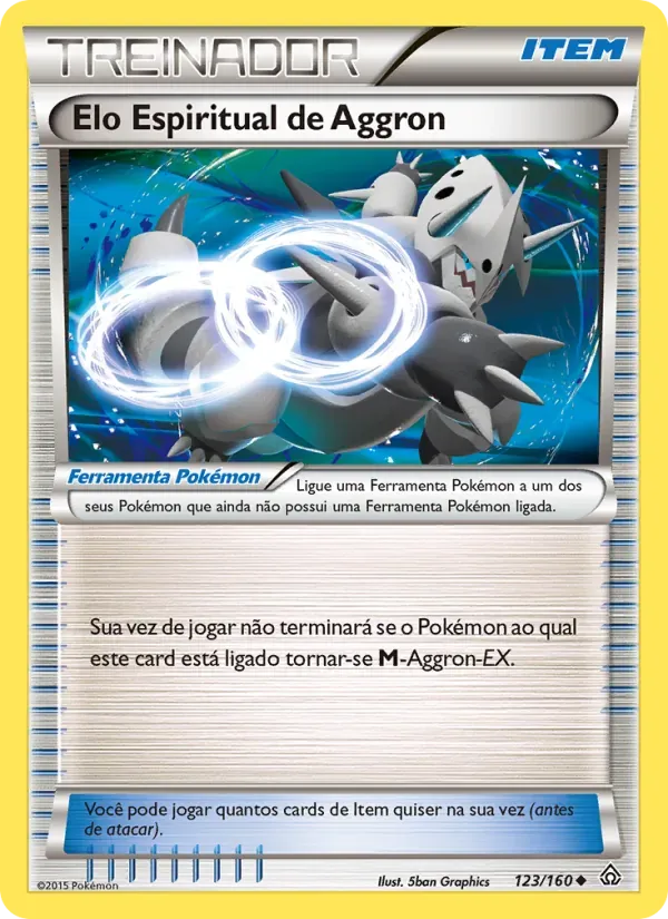 Elo Espiritual de Aggron 123/160 Conflito Primitivo