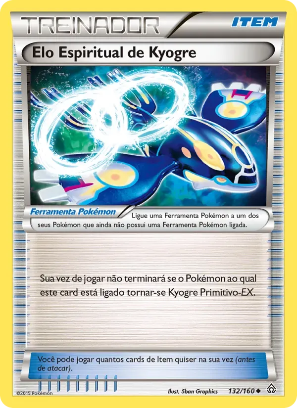 Elo Espiritual de Kyogre 132/160 Conflito Primitivo