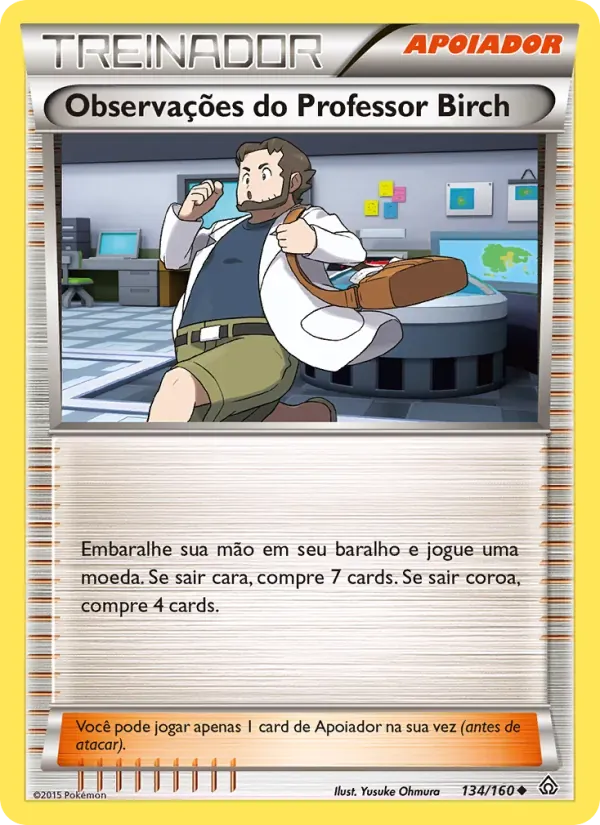 Observações do Professor Birch 134/160 Conflito Primitivo