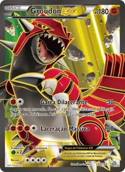 Groudon EX 150 Conflito Primitivo