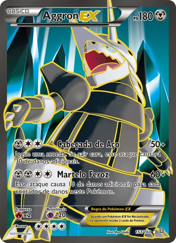 Aggron EX 153/160 Conflito Primitivo