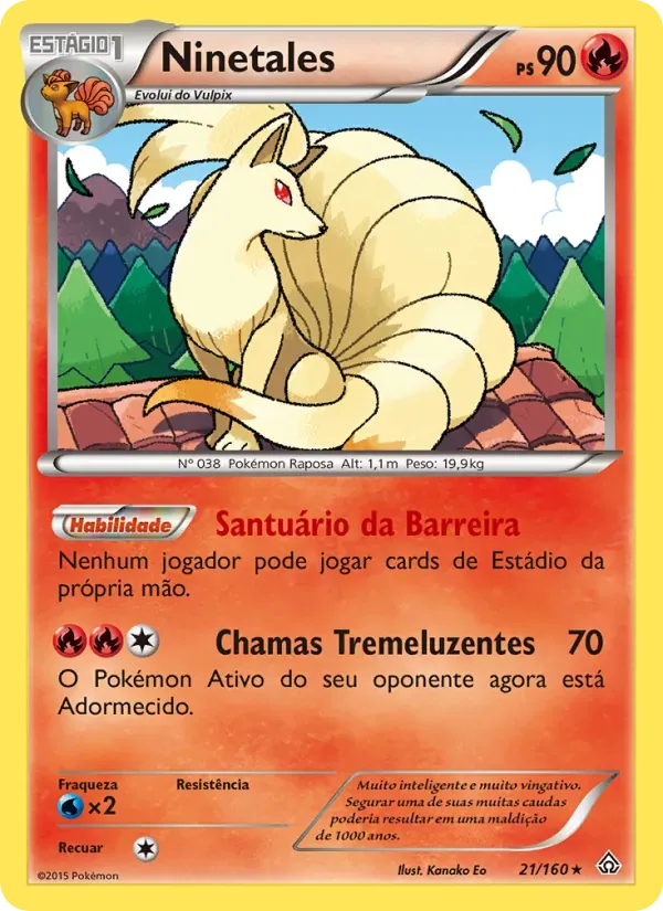 Ninetales 21/160 Conflito Primitivo