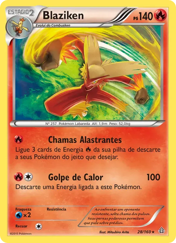 Blaziken 28/160 Conflito Primitivo