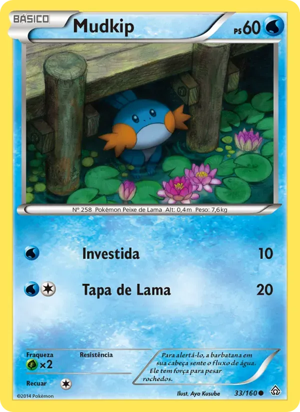 Mudkip 33/160 Conflito Primitivo