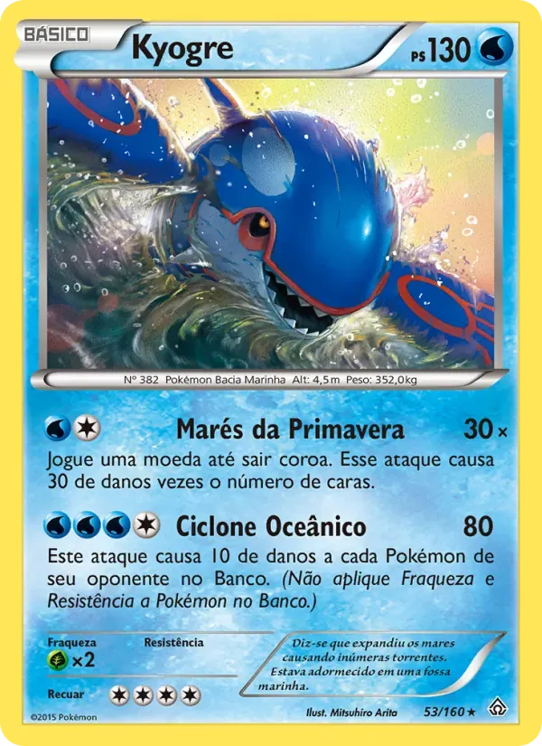 Kyogre 53/160 Conflito Primitivo
