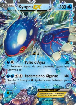 Kyogre EX 54 Conflito Primitivo