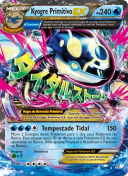 Kyogre PrimitivoEX 55 Conflito Primitivo
