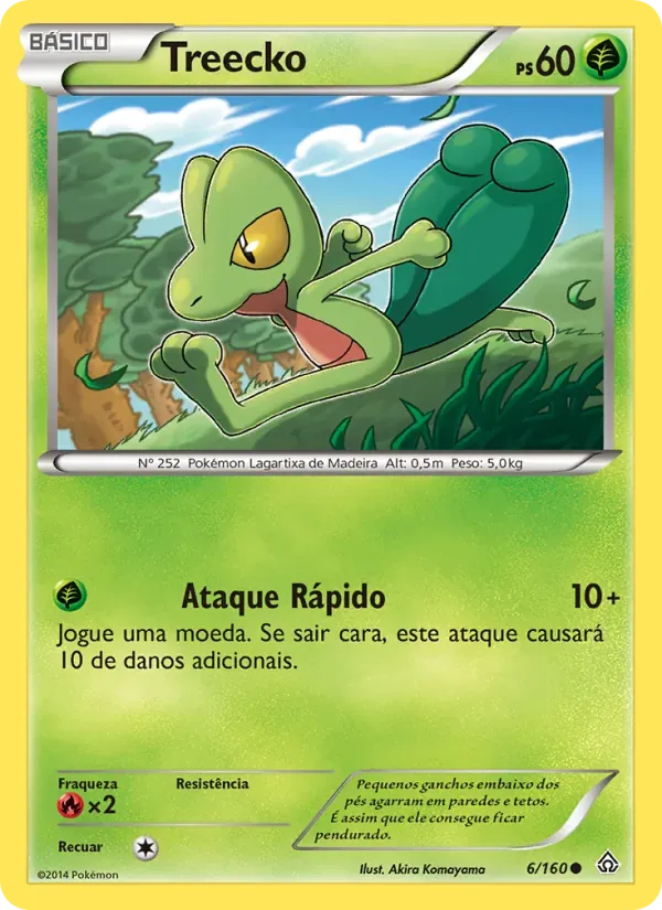 Treecko 6/160 Conflito Primitivo