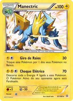 Manectric 61 Conflito Primitivo
