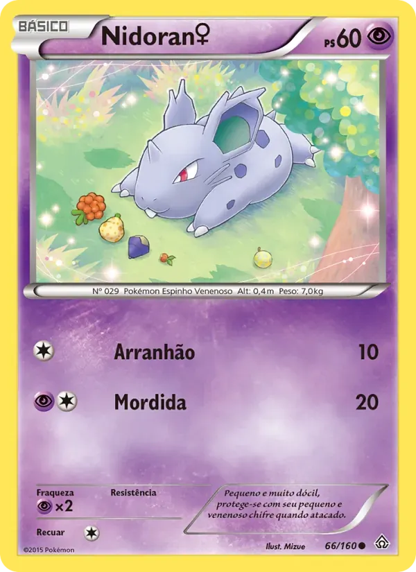 Nidoran♀ 66/160 Conflito Primitivo