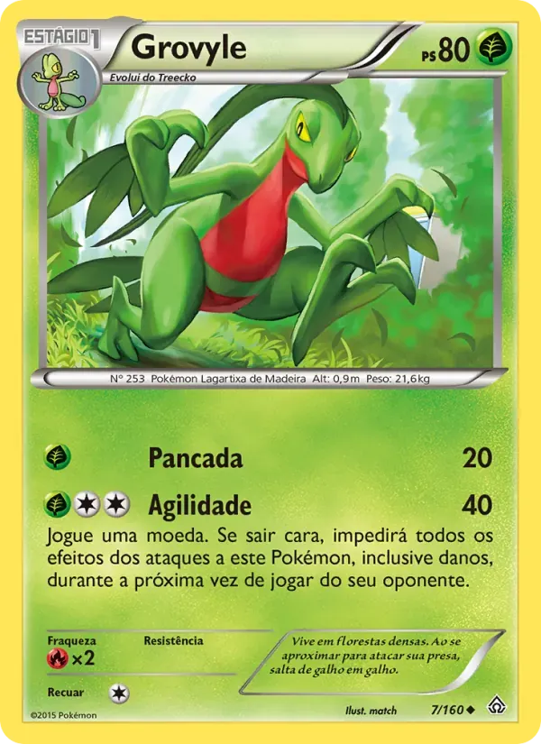 Grovyle 7/160 Conflito Primitivo